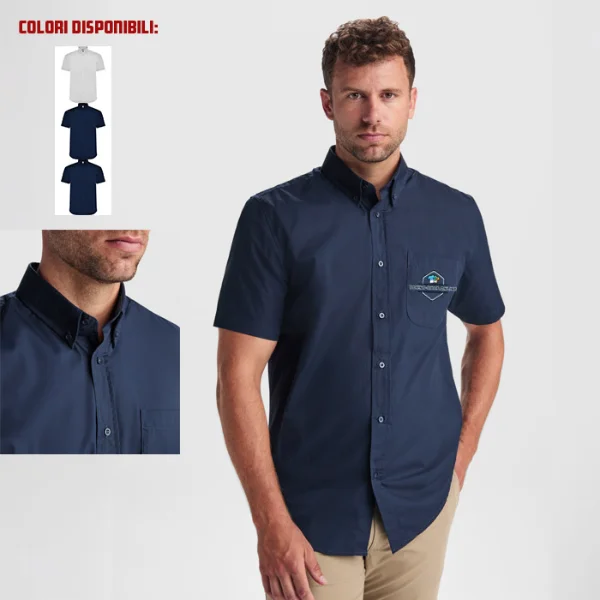 Camicia Aifos manica corta personalizzata