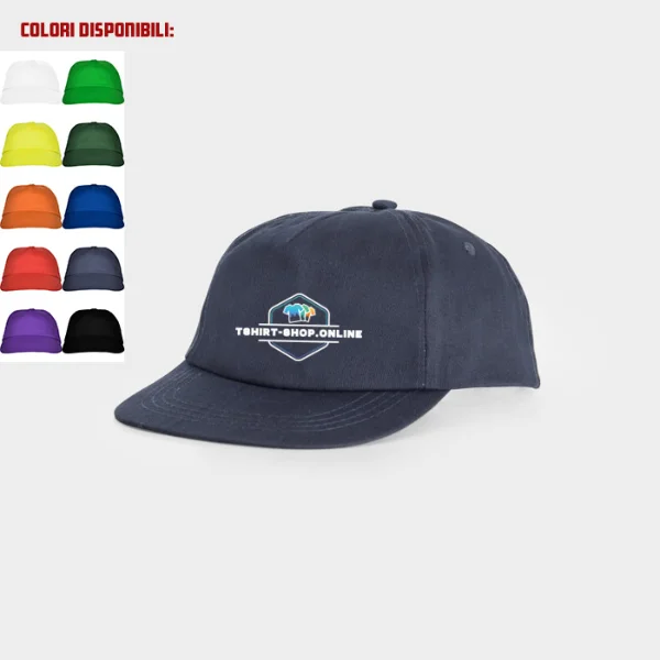 Cappellino Basica personalizzato — vista frontale