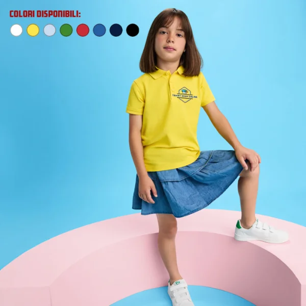 Polo Star bambino personalizzata