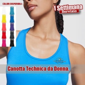 Canotta Technica Personalizzate da Donna