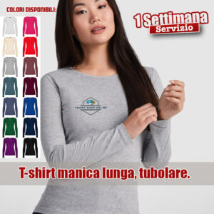 Maglietta stampata manica lunga Donna Extreme