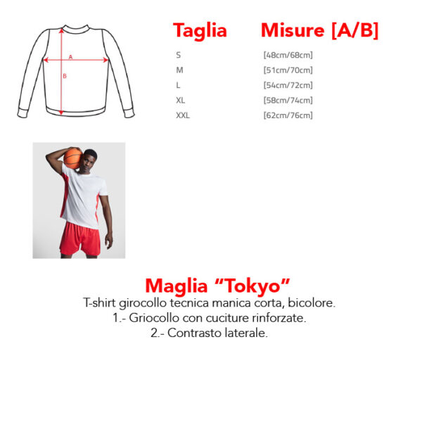 Magliette Techniche Personalizzate da Uomo bicolore - immagine 2
