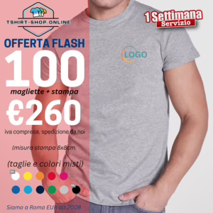 Promozione 100 Magliette Atomic