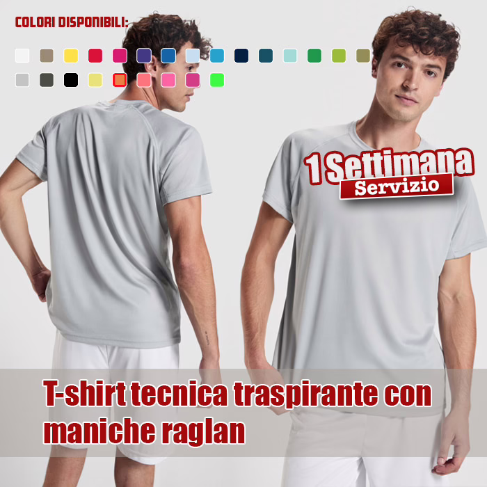 Magliette Techniche Personalizzate da Uomo Tinta unica Bahrain