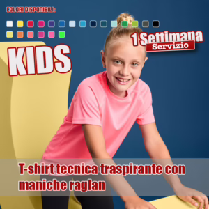 Magliette Techniche Personalizzate KIDS Tinta unica Bahrain