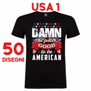 T-Shirt USA - 50 Motivi